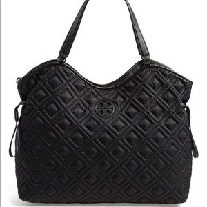 Tory Burch Quilted Slouchy Baby Bag